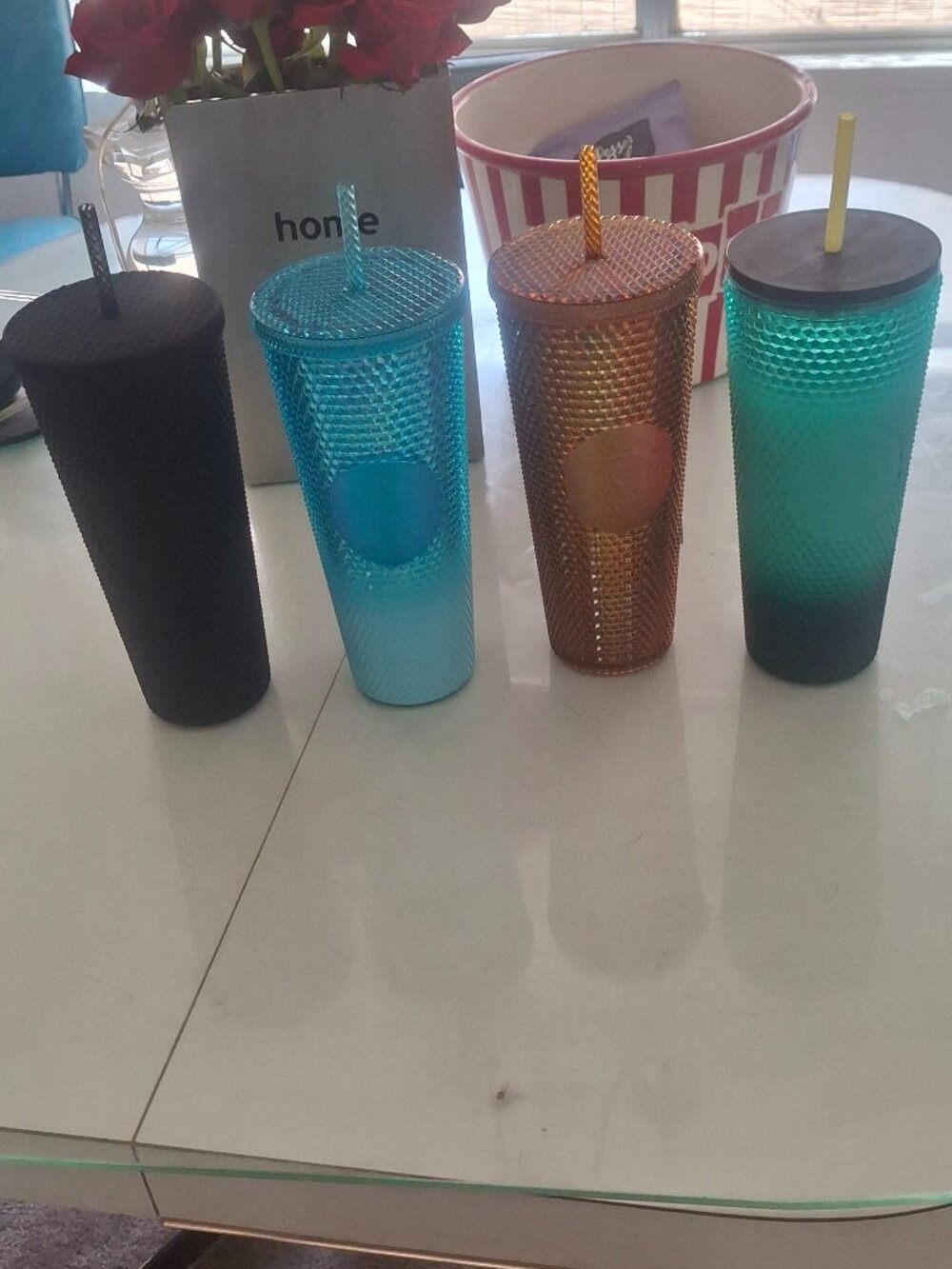 Starbucks studded tumblers